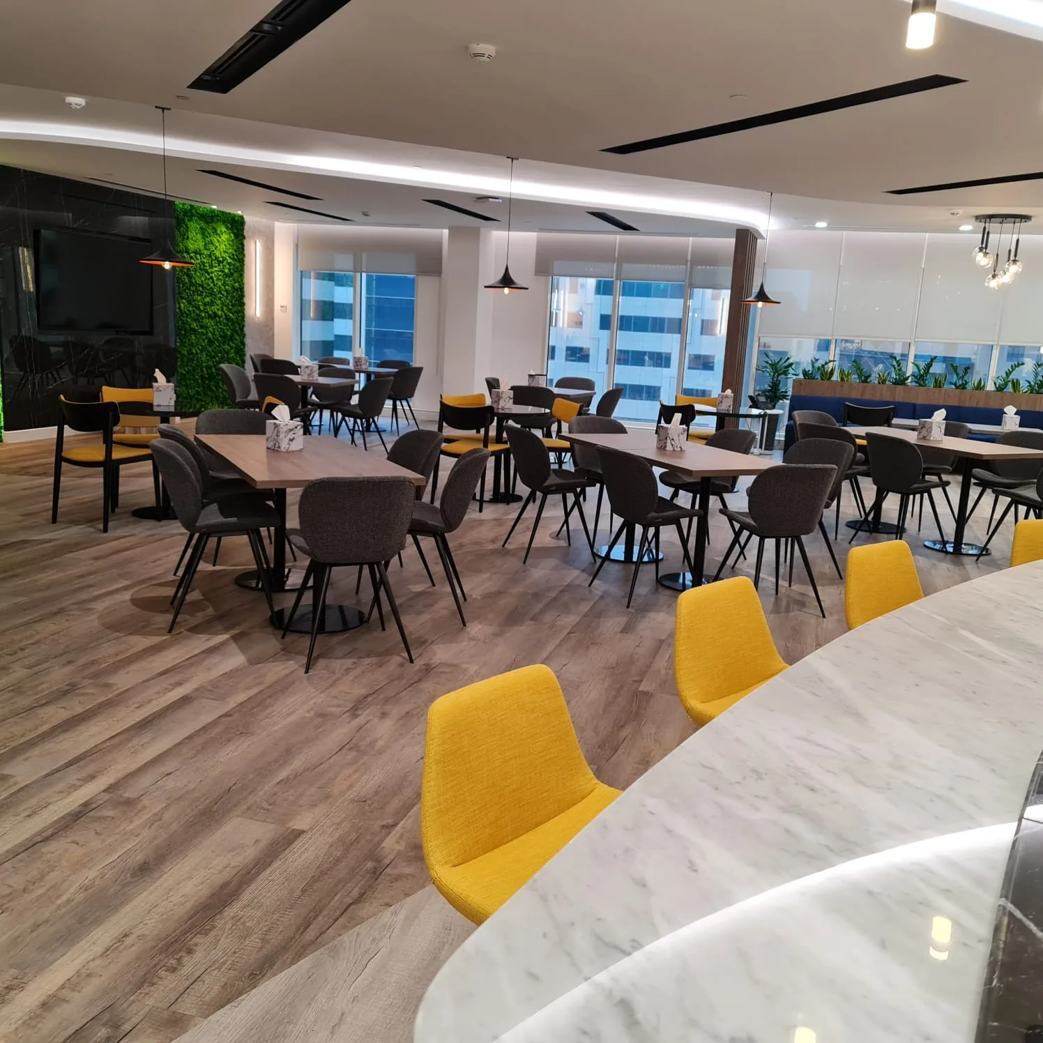 Bespoke office joinery and cabinetry by Al Hafeed Interior Bahrain