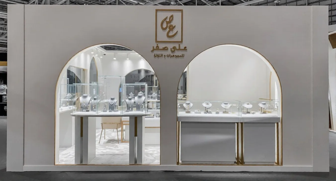 Ali Safar Jewelry exhibition display, Bahrain