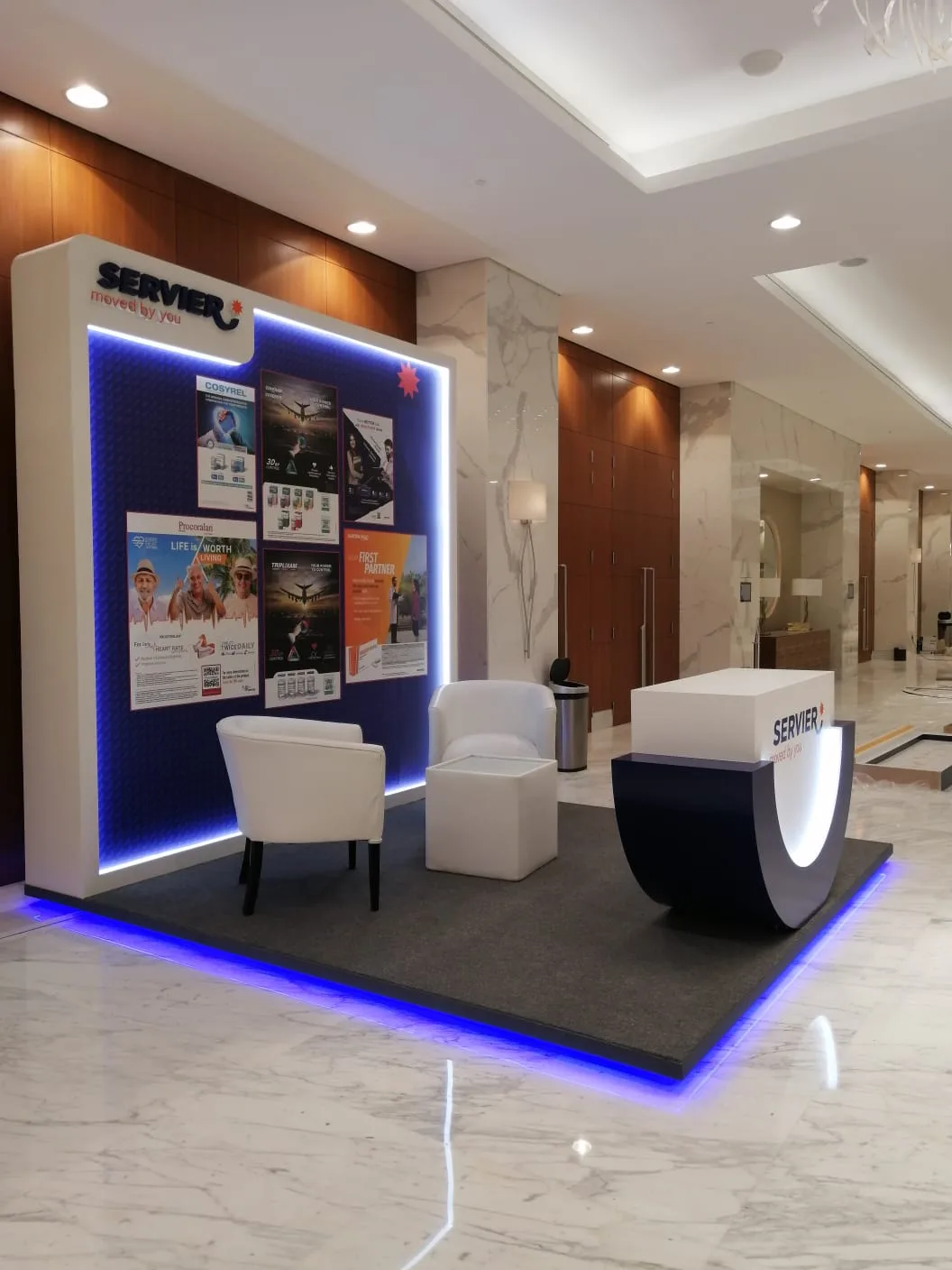 Servier exhibition stand, Bahrain